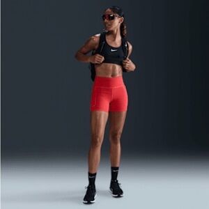 Nike Women's Bold Red Athletic Shorts